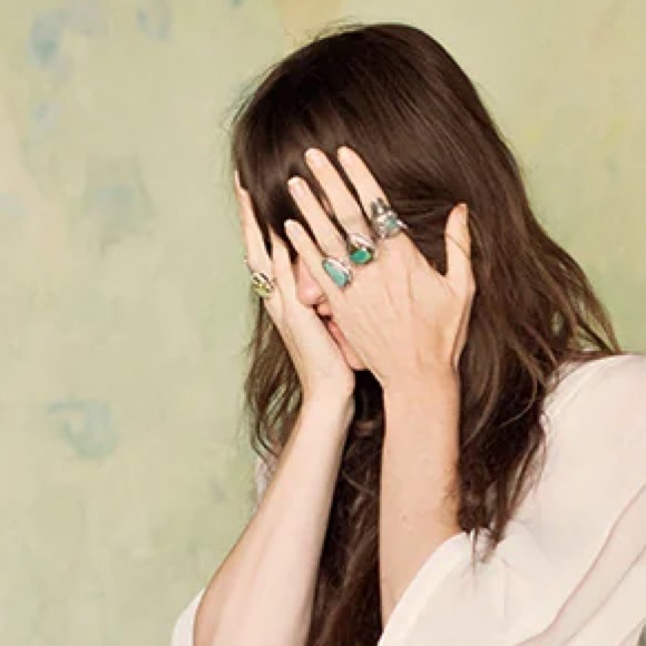 Spell “vintage” Wolf Clan ring. Silver and turquoise - Picture 11 of 11